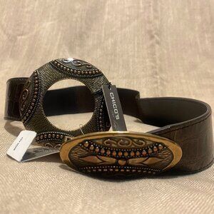 CHICO'S Belt  |  Fudge Color  |  NWT